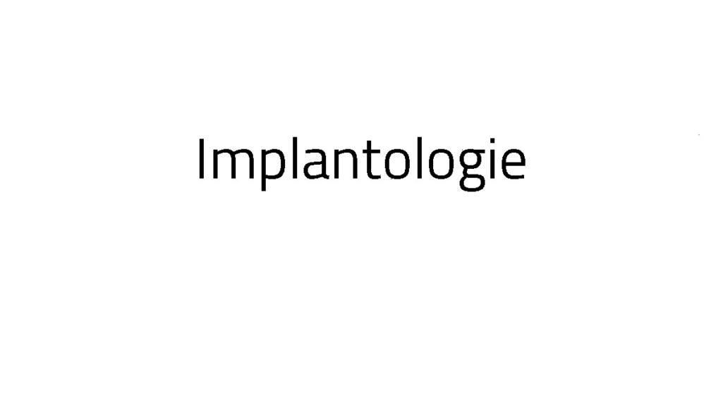 Implantologie 