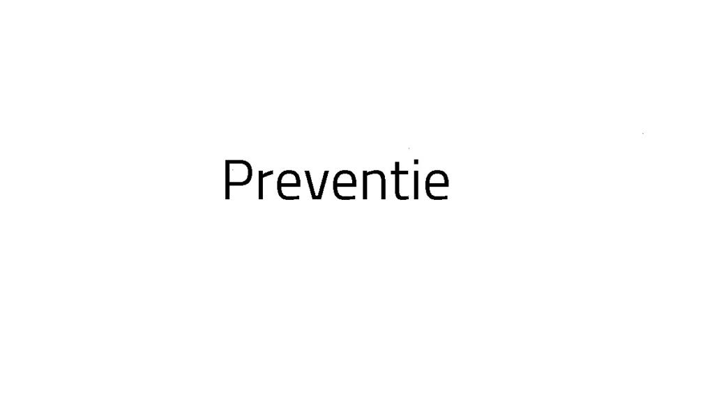 Preventie 